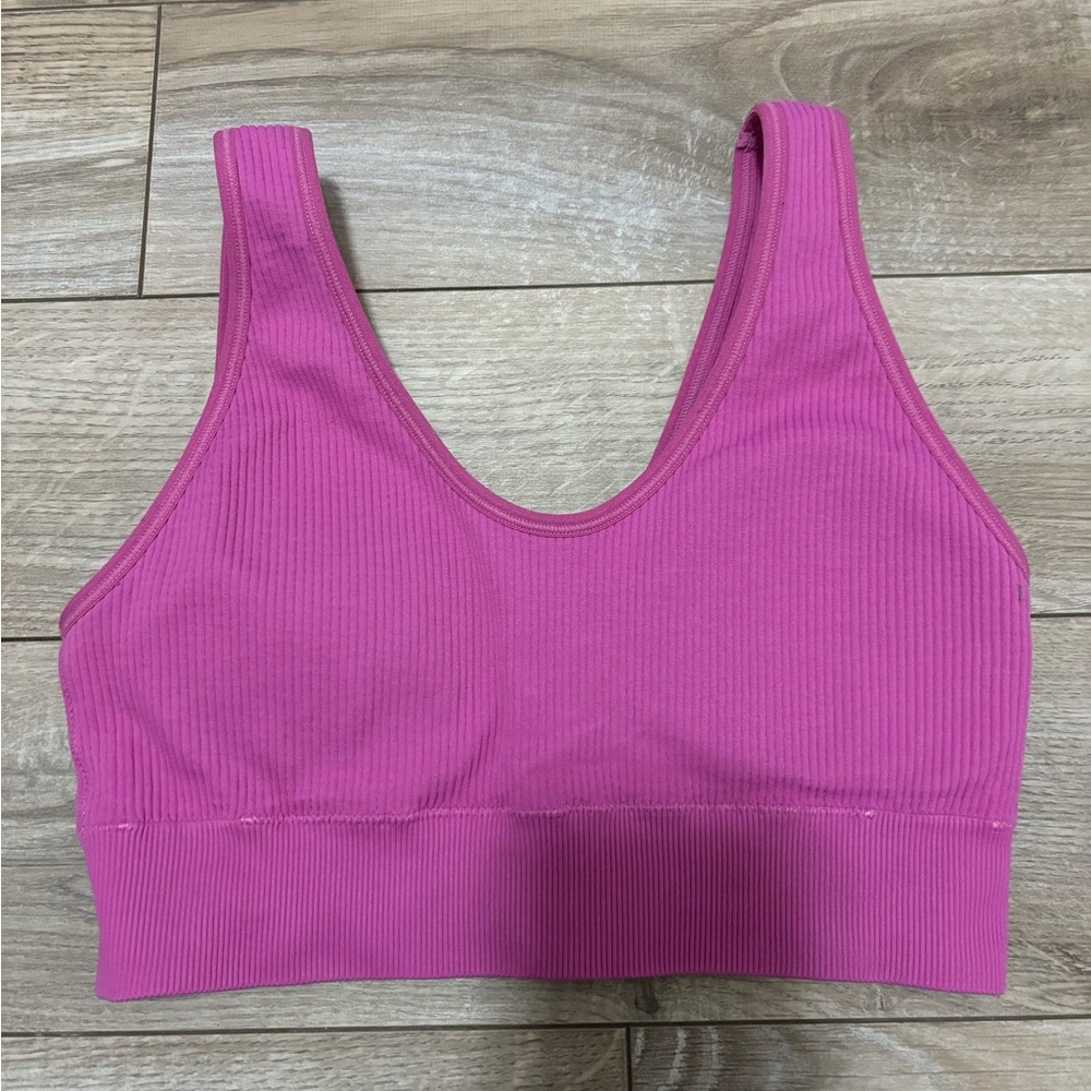 AERIE Hot Pink Sports Bra